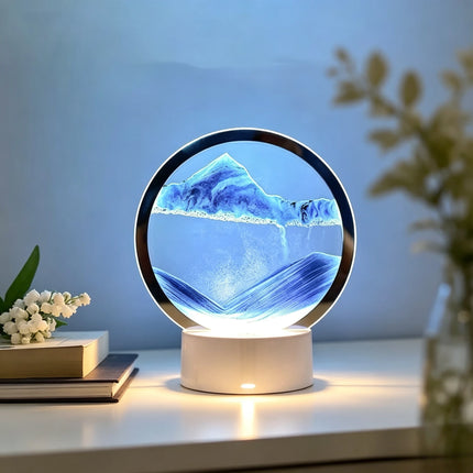 3D Flowing Sand Night Light