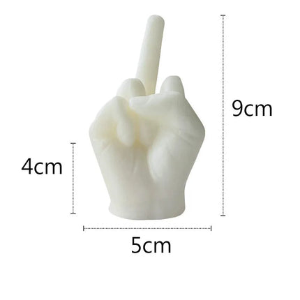 Funny Middle Finger Soy Wax Candle