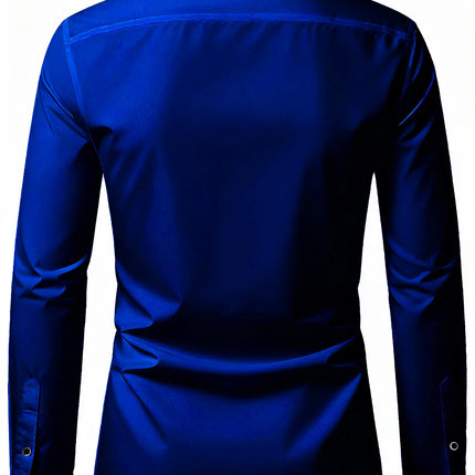 Men’s Patchwork Smart Casual Shirt