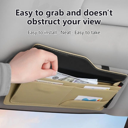 Car Sun Visor Card Holder