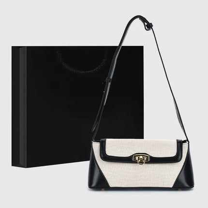 Color Block Underarm Bag