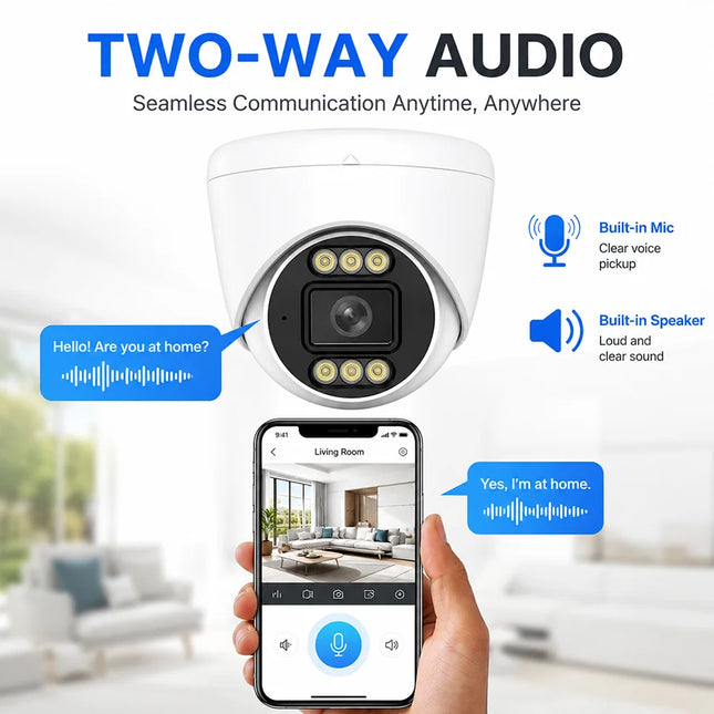 4K PoE IP Security Camera