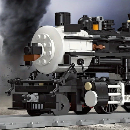 Steam Train Building Block Set