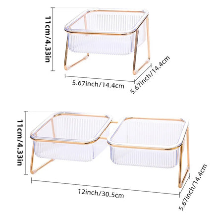 Raised Double Pet Bowl