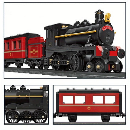 Steam Train Building Block Set