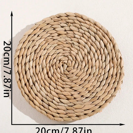 Boho Woven Wall Basket Decor