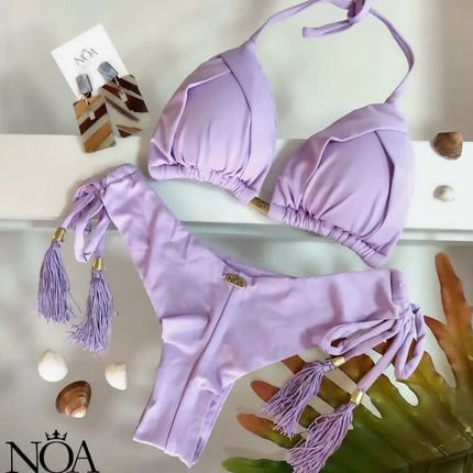 Triangle Push-Up Bikini Set
