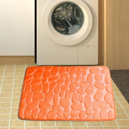 Cobblestone Embossed Bath Mat