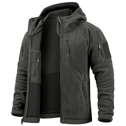 Men’s Warm Fleece Multi-Pocket Jacket