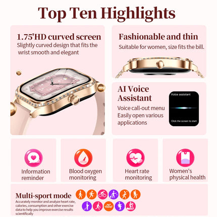 Women's Diamond Smartwatch