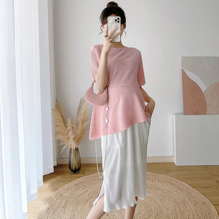 Maternity Shirt and Skirt Set