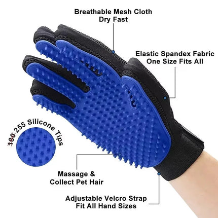 Silicone Pet Bath Gloves