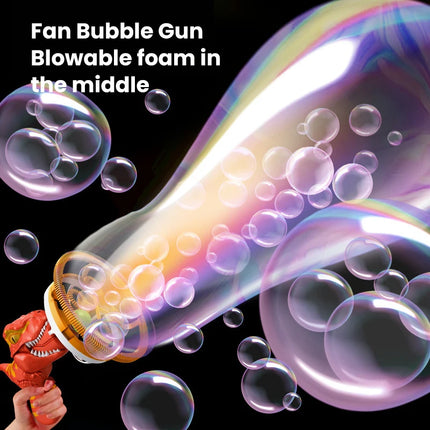 2-in-1 Dinosaur Bubble Gun