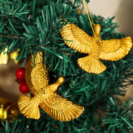 Resin Friendship Dove Christmas Ornaments