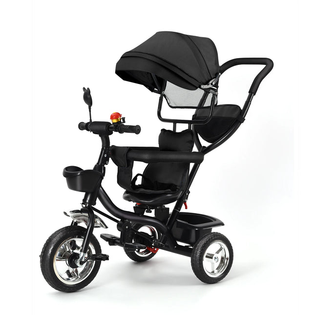 Adjustable Baby Tricycle with Push Bar