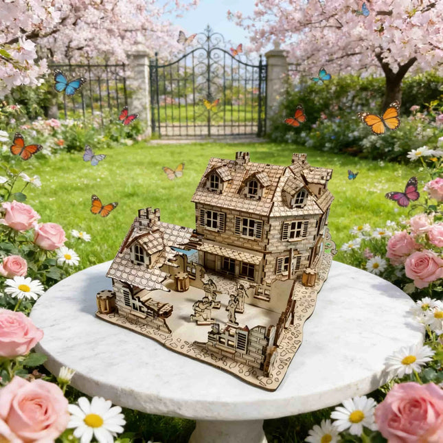 3D Wooden Urban Warfare Puzzle