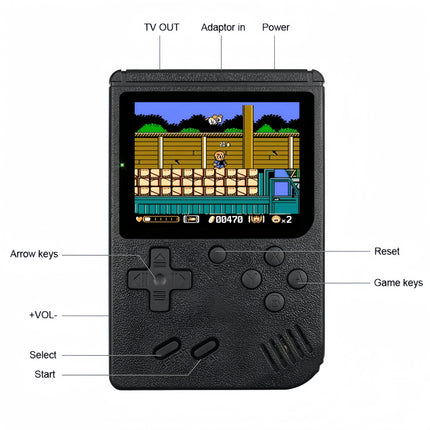 3.0-Inch Retro Game Console