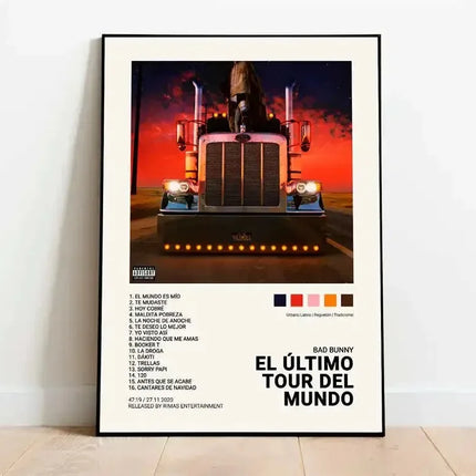 Latin Pop Music Poster