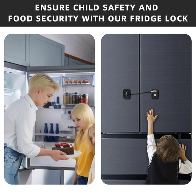 Refrigerator Safety Lock with Key