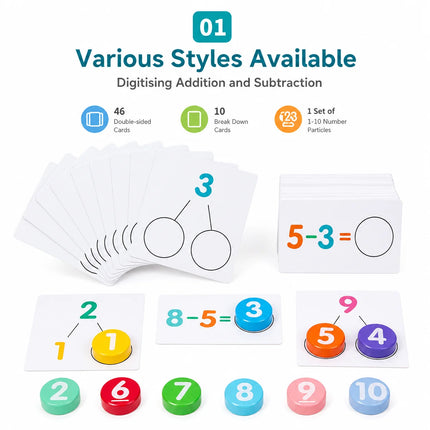 Early Learning Math Number Matching and Counting Game for Kids