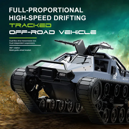 LED Tracked RC Tank Toy