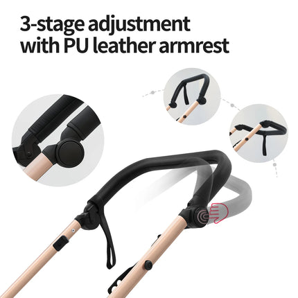 Luxury 3-in-1 Baby Stroller