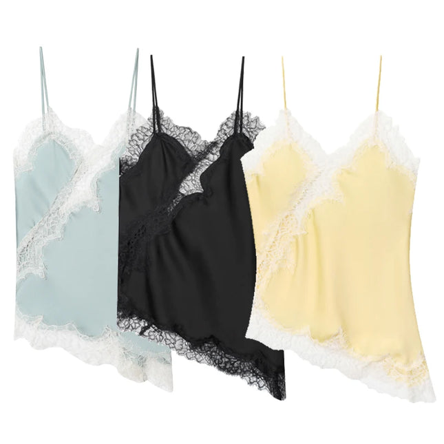 Women's Asymmetrical Lace Camisole Top