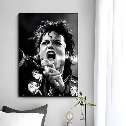 Iconic Pop Singer Wall Art Poster