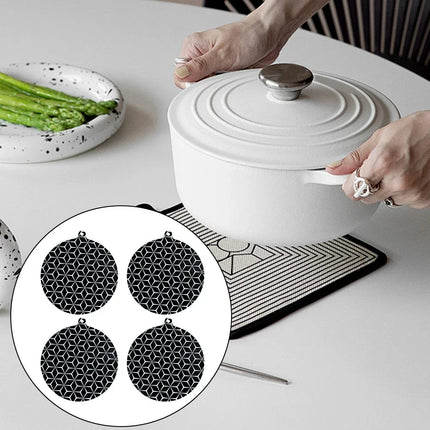 Round Silicone Induction Hob Protector Mat