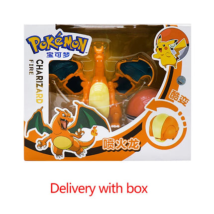 Transforming Pokeball Figure Toy