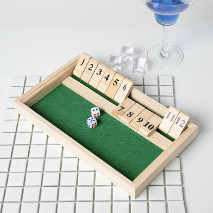 Wooden Shut the Box Game