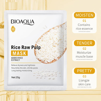 Rice Hydrating Sheet Face Masks