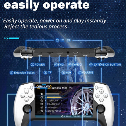 Large Screen Retro Game Console