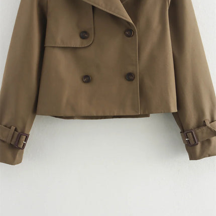 Women's Cropped Trench Jacket