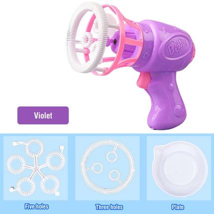 2-in-1 Dinosaur Bubble Gun