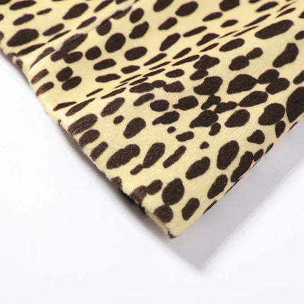 Women's Leopard Print Fur Jacket