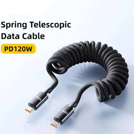 120W Retractable USB-C Cable
