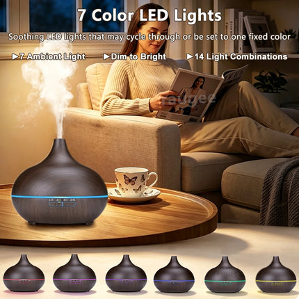 Woodgrain Ultrasonic Aroma Diffuser