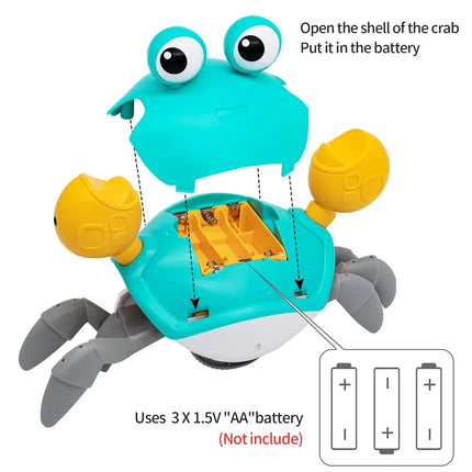 Electronic Crawling Crab Toy