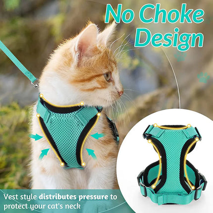 Soft Cat Harness Set