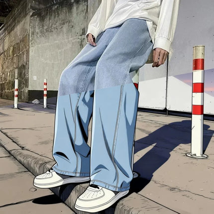 Men's Baggy Wide Leg Jeans