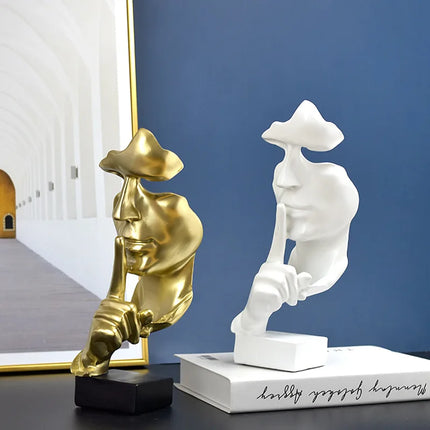 Abstract Thinker Resin Figurine