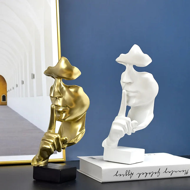 Abstract Thinker Resin Figurine