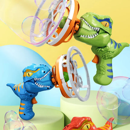 2-in-1 Dinosaur Bubble Gun