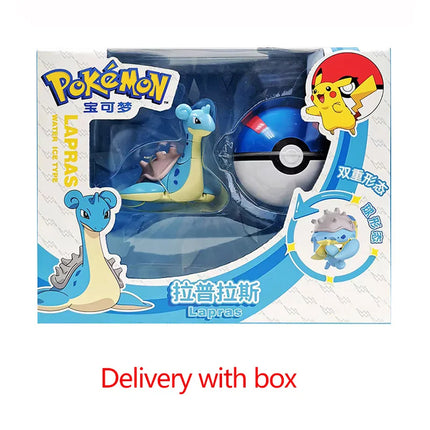Transforming Pokeball Figure Toy