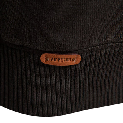 Men’s Knitted Turn-Down Collar Cardigan