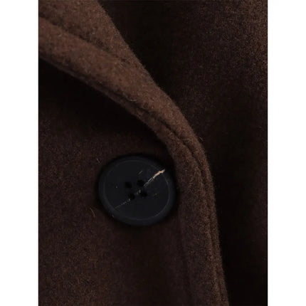 Women's Brown Wool Coat