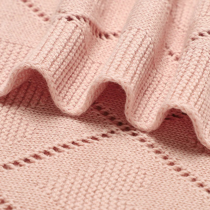 Soft Cotton Knit Baby Blanket