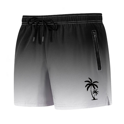 Men's Palm Tree Print Board Shorts