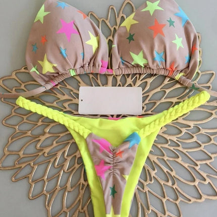 Leopard Print Bikini Set